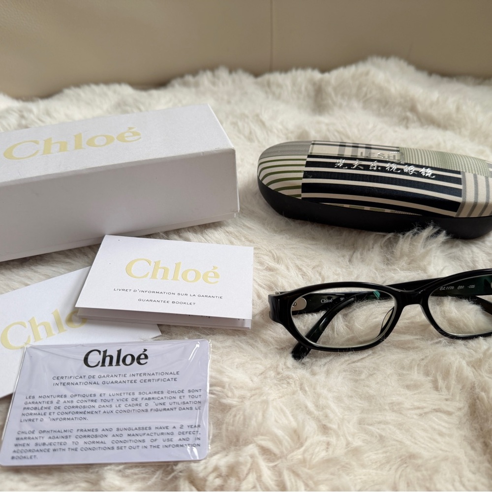 Chloe Black Eyeglass Frame